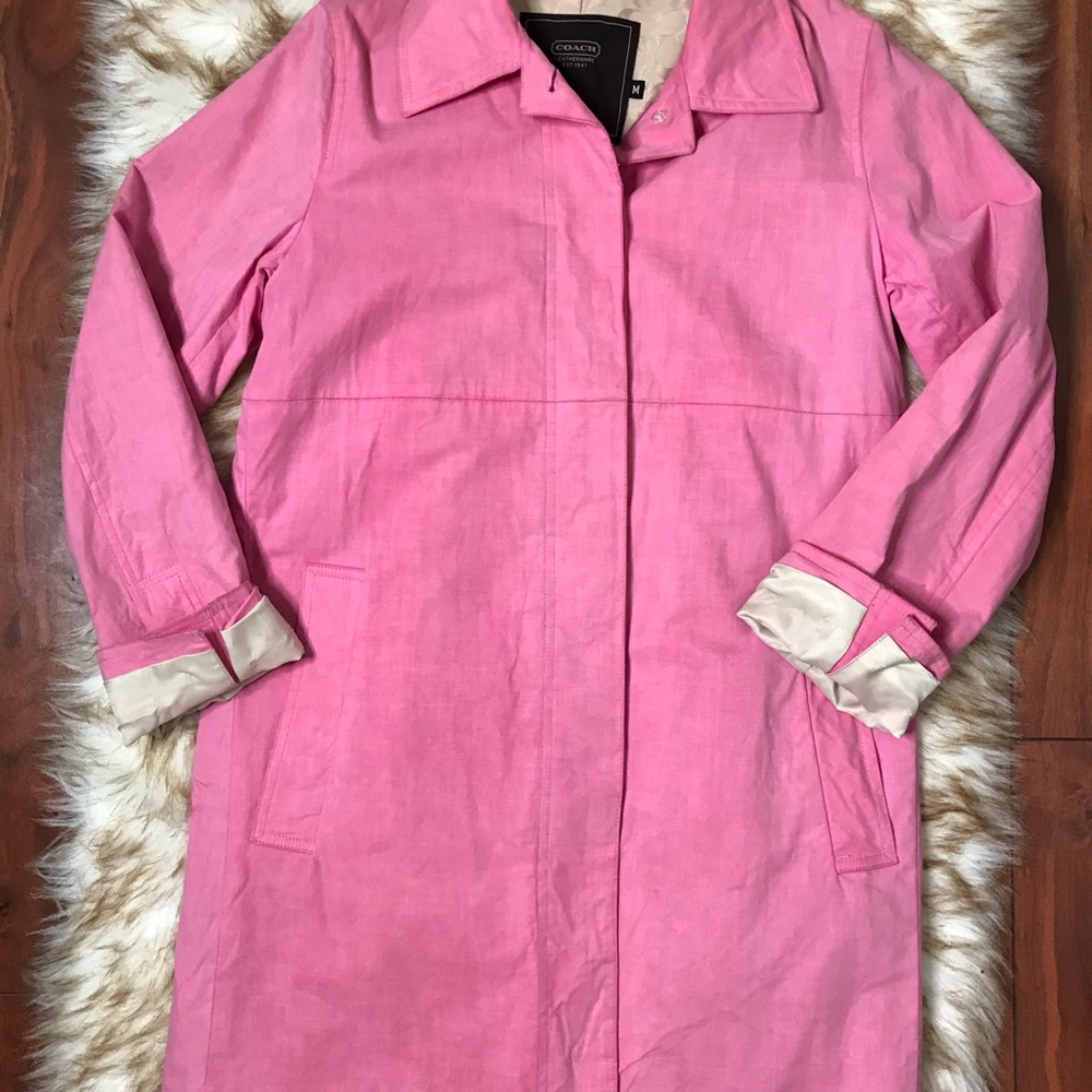 Coach coated canvas driving coat - Picture 5 of 10